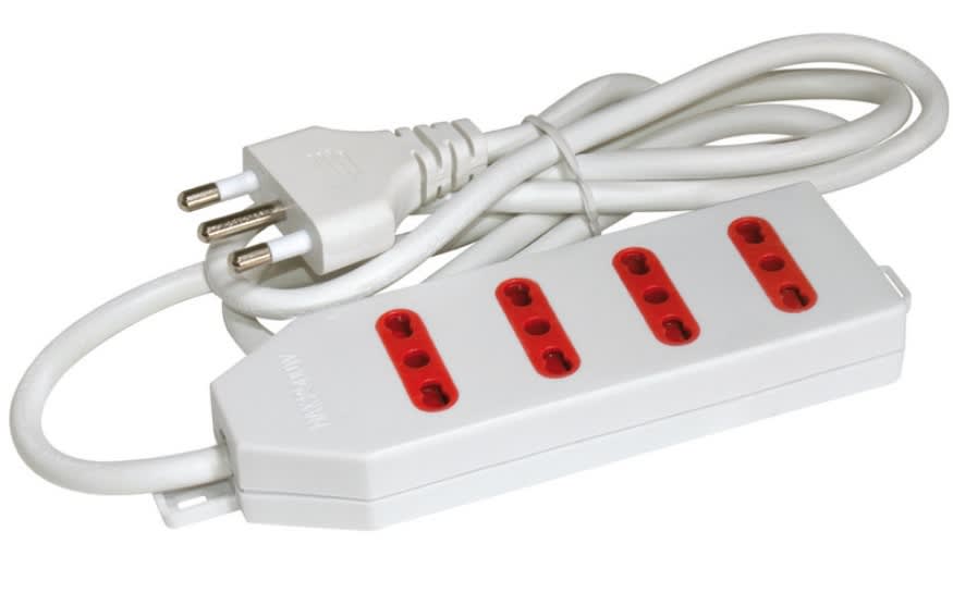 ARTELETA INTERNATION - ARTRL.1114 MULTIPRESA 4 PRESE 10-16A FLAT BIAN