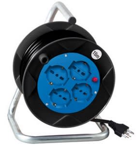 ARTELETA INTERNATION - ARTRL.5 AVVOLGICAVO 15M 4 PRESE UNIV.