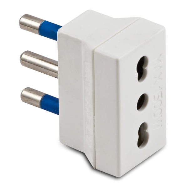 MASTER SRL - MSTAS05621 ADATTATORE SEMPL.BIVALENTE 16A 2P+T BIAN