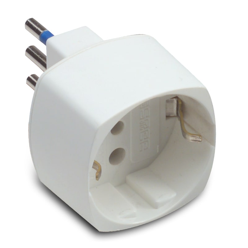 MASTER SRL - MSTAS05811 ADATT.SCHUKO10A+T BIANCO C.SICUREZZA