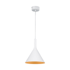 ROSSINI - RSSASI001BOS SOSPENSIONE BIANCO/ORO SATINATO E27 IP20