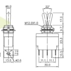 ASITA - ASI8011-FS INTERRUTTORE UNIPOL. 16A ON-OFF FAST-ON
