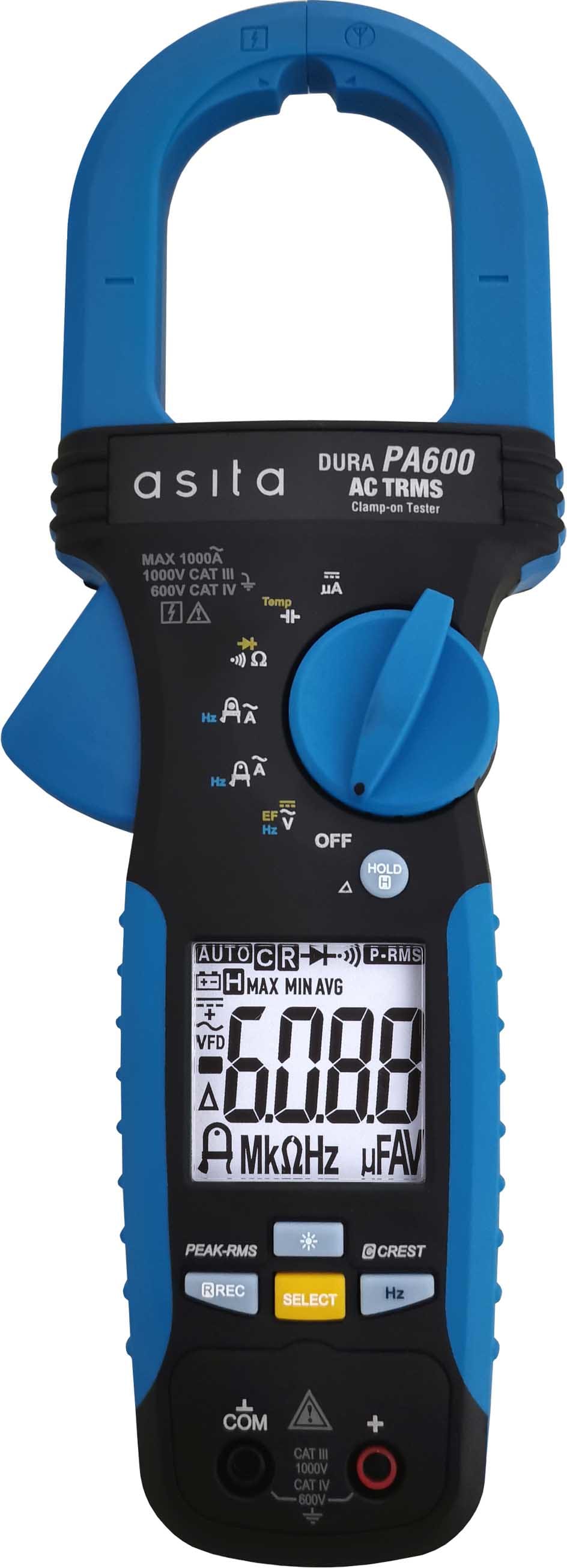 ASITA - ASIPA600 PINZA AMPEROMETRICA 1000A AC TRMS DURA