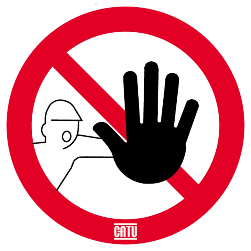 OCMEI SRL - OCMAT-60/05 ETICHETTA VIETATO ENTRARE 50MM