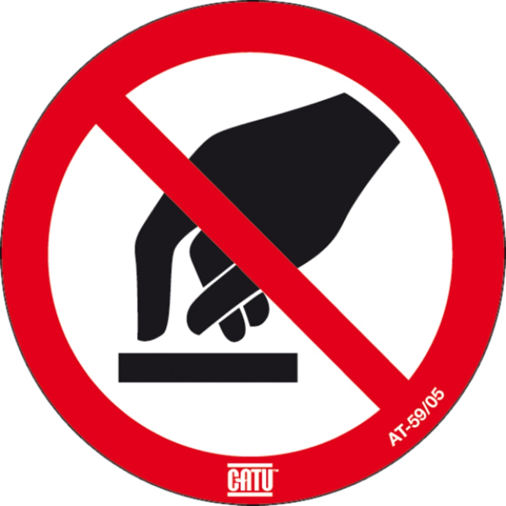 OCMEI SRL - OCMAT-59/05 ETICHETTA VIETATO TOCCARE 50MM