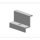 ALUSISTEMI - ALUATL021.8048 MORSETTO FINALE FISS. PANNELLI - SENZA V