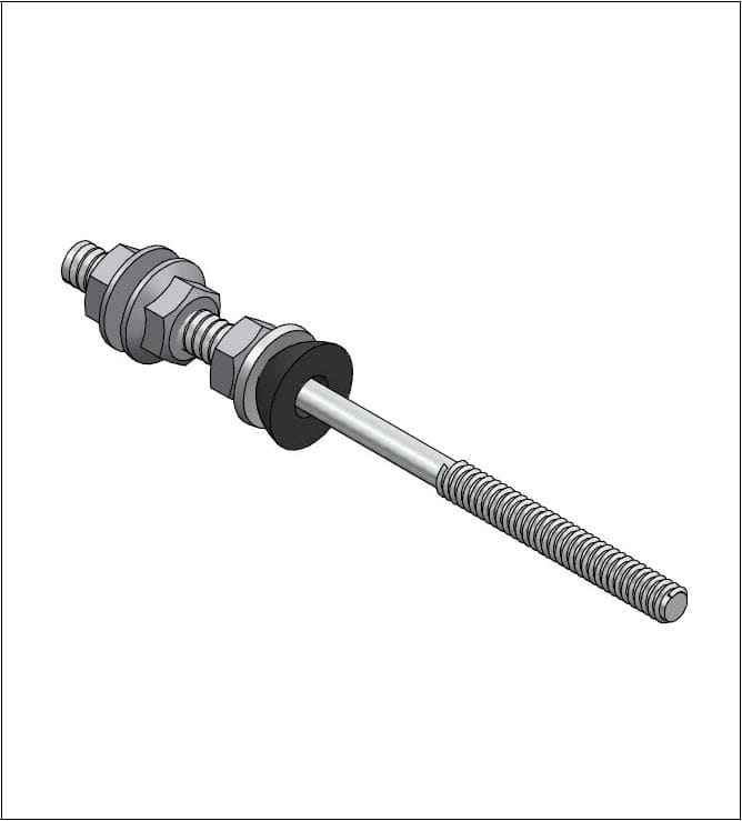 ALUSISTEMI - ALUATL082.A50.125 VITEAUTOFILETT.D/FILETTO(INOX),M8X125(