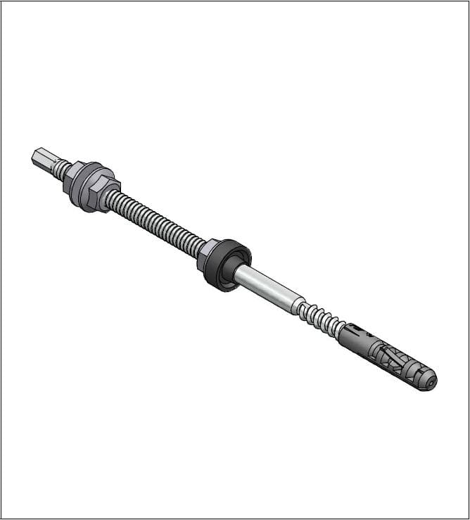 ALUSISTEMI - ALUATL090.M10.250 VITEAUTOFILETT.D/FILETTO(INOX),M10X250