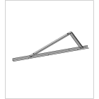 ALUSISTEMI - ALUATL100.1525 SUPPORTOTRIANGOLAREREGOLABILE(INALLUMIN