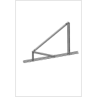 ALUSISTEMI - ALUATL101.30 SUPP.TRIANG.FISSO A 30 MOD.VERTIC.