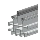 ALUSISTEMI - ALUATLPS4662.L680 PROFILO LONGHERONE CON GUARNIZIONE