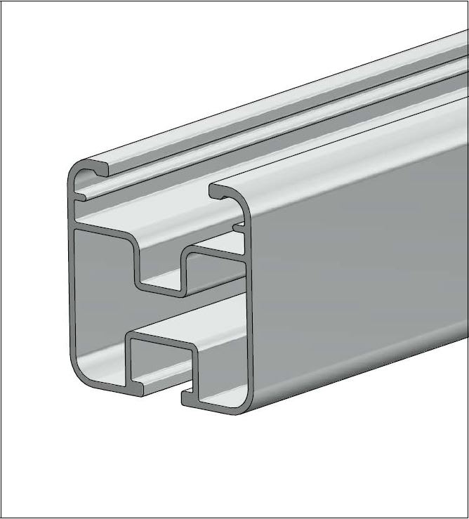 ALUSISTEMI - ALUATLPS4858.L315 PROFILO LONGHERONE 40X40 - IN ALLUMINIO