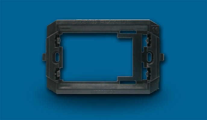 AERTECNICA SPA - ATNNA692 SUPPORTO ADATT.PLACCA GEWISS GRIGIO SCUR