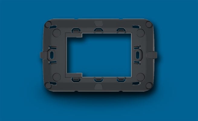 AERTECNICA SPA - ATNNA695 SUPPORTO ADATT. PLACCA VIMAR GRIGIO SCUR