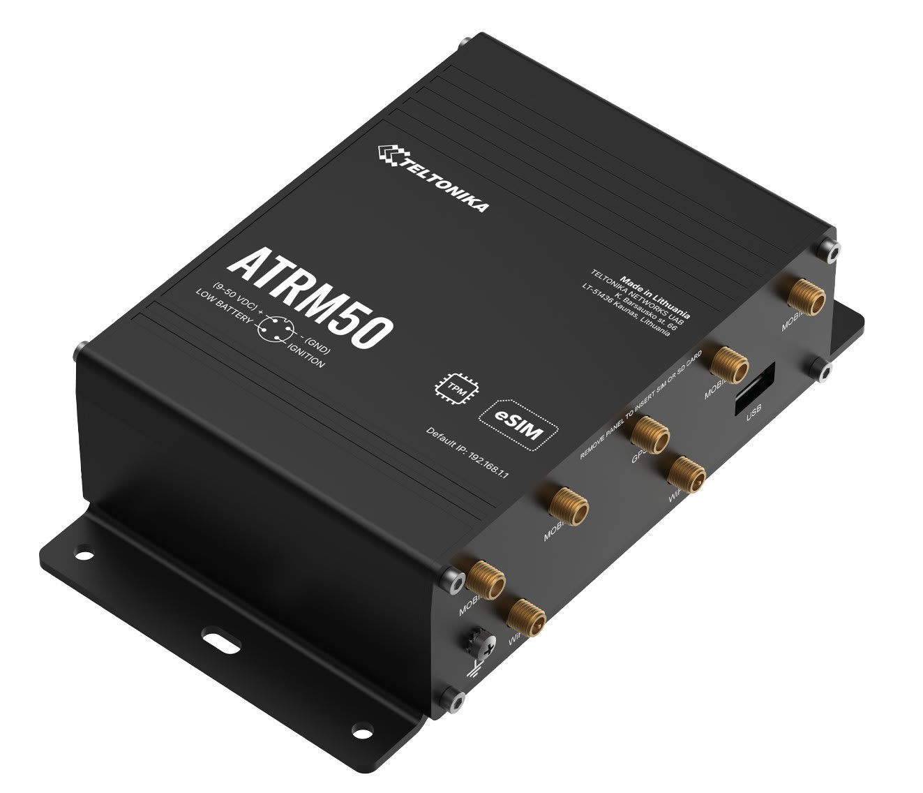 TELTONIKA NETWORKS - TTKATRM50100000 ROUTER 5G CON PORTE M12 CON DUAL SIM/ES