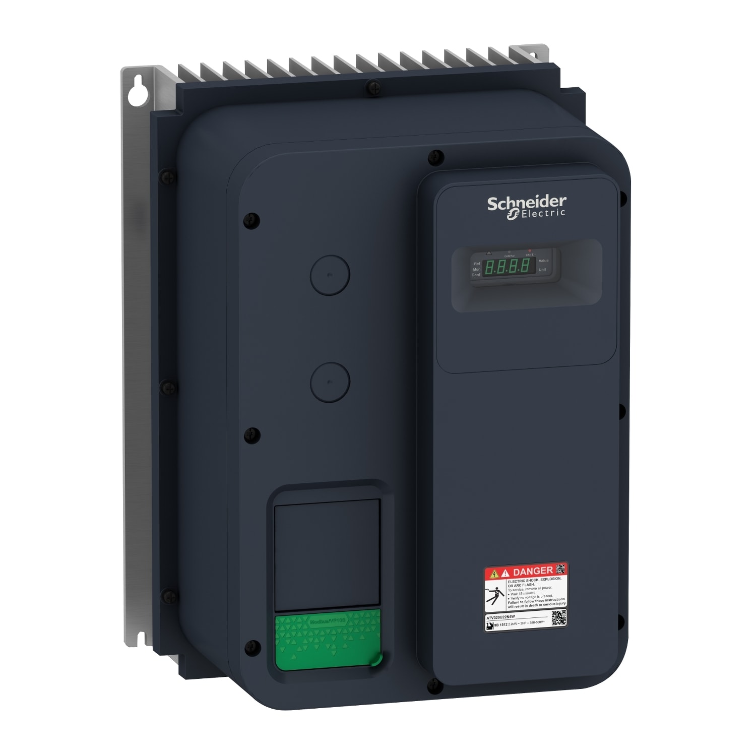 SCHNEIDER ELECTRIC - SNRATV320U15M2W Variatore di velocità ATV320 IP66 1,5KW 240V MONO NO SEZ