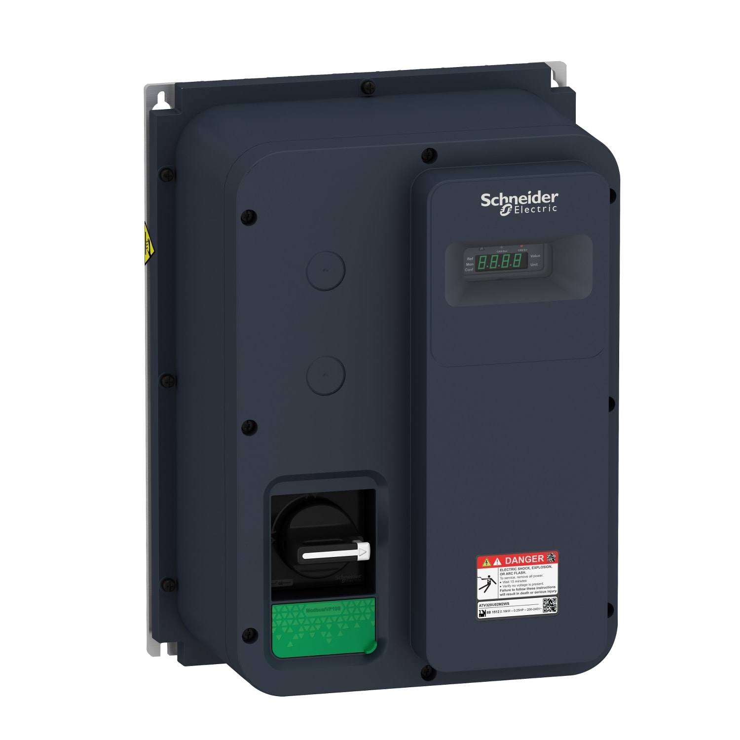 SCHNEIDER ELECTRIC - SNRATV320U07M2WS ATV320 IP65 0,75KW 240V MONO CON SEZ