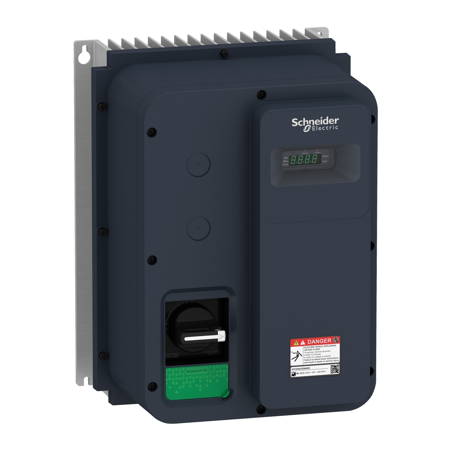 SCHNEIDER ELECTRIC - SNRATV320U30N4WS Variatore di velocità ATV320 IP65 3KW 500V TRI CON SEZ
