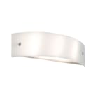ROSSINI - RSSAUS001B APPLIQUE IN VETRO BIANCO SATINATO E27 IP20 39CM