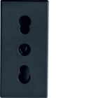 BOCCHIOTTI SPA - IBOB02858 PRS BIV.2P+T 16A BK PRESA BIVALENTE