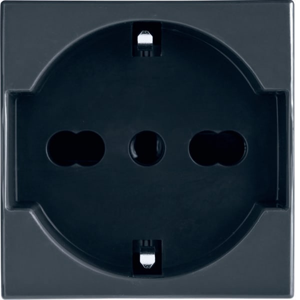 BOCCHIOTTI SPA - IBOB02859 PRS SCH.2P+T 16A BK PRESA SCHUKO/BIV.