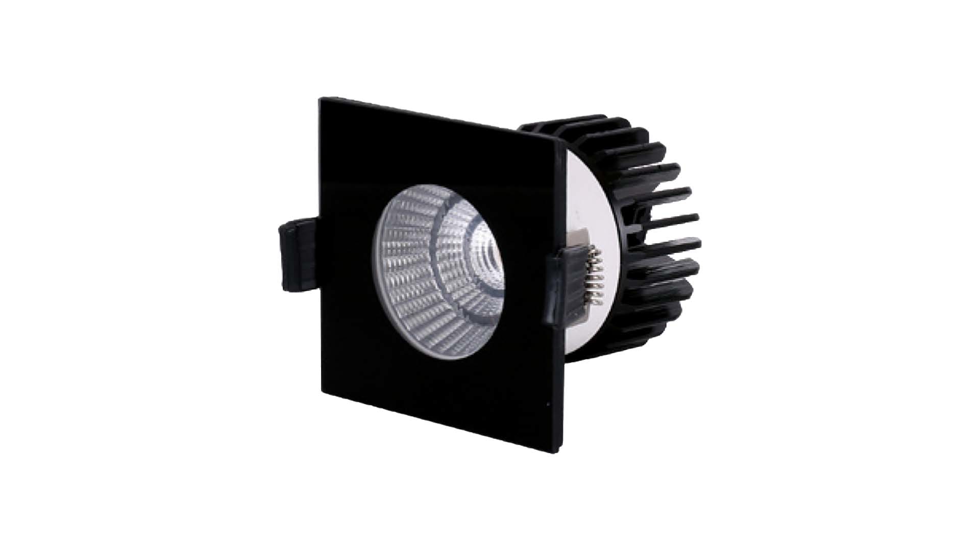 BRILUX GMBH SRL - BRIB501-Q16505IP ANELLO FISSO QUADRATO 65X65MM NERO IP65