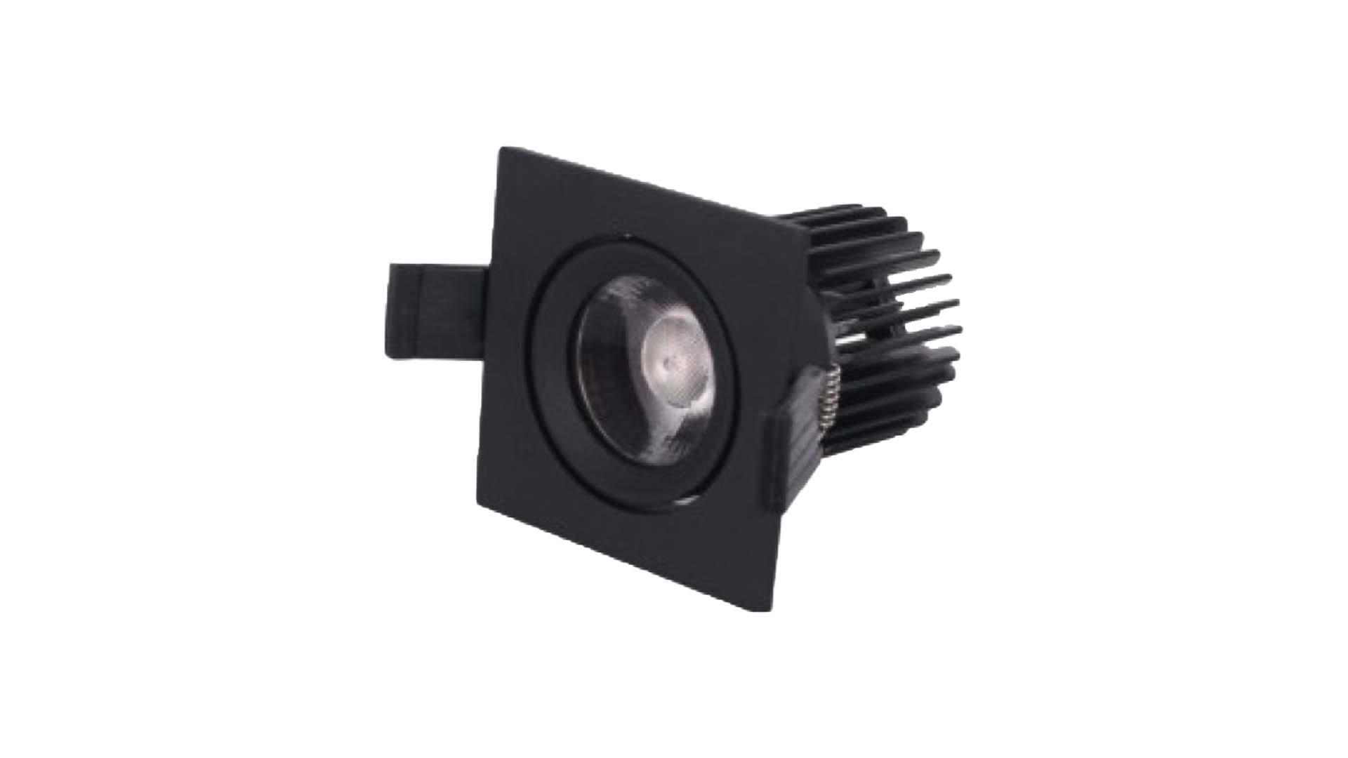 BRILUX GMBH SRL - BRIB502-Q17905 ANELLO ORIENTABILE QUADRATO 90X90MM NERO