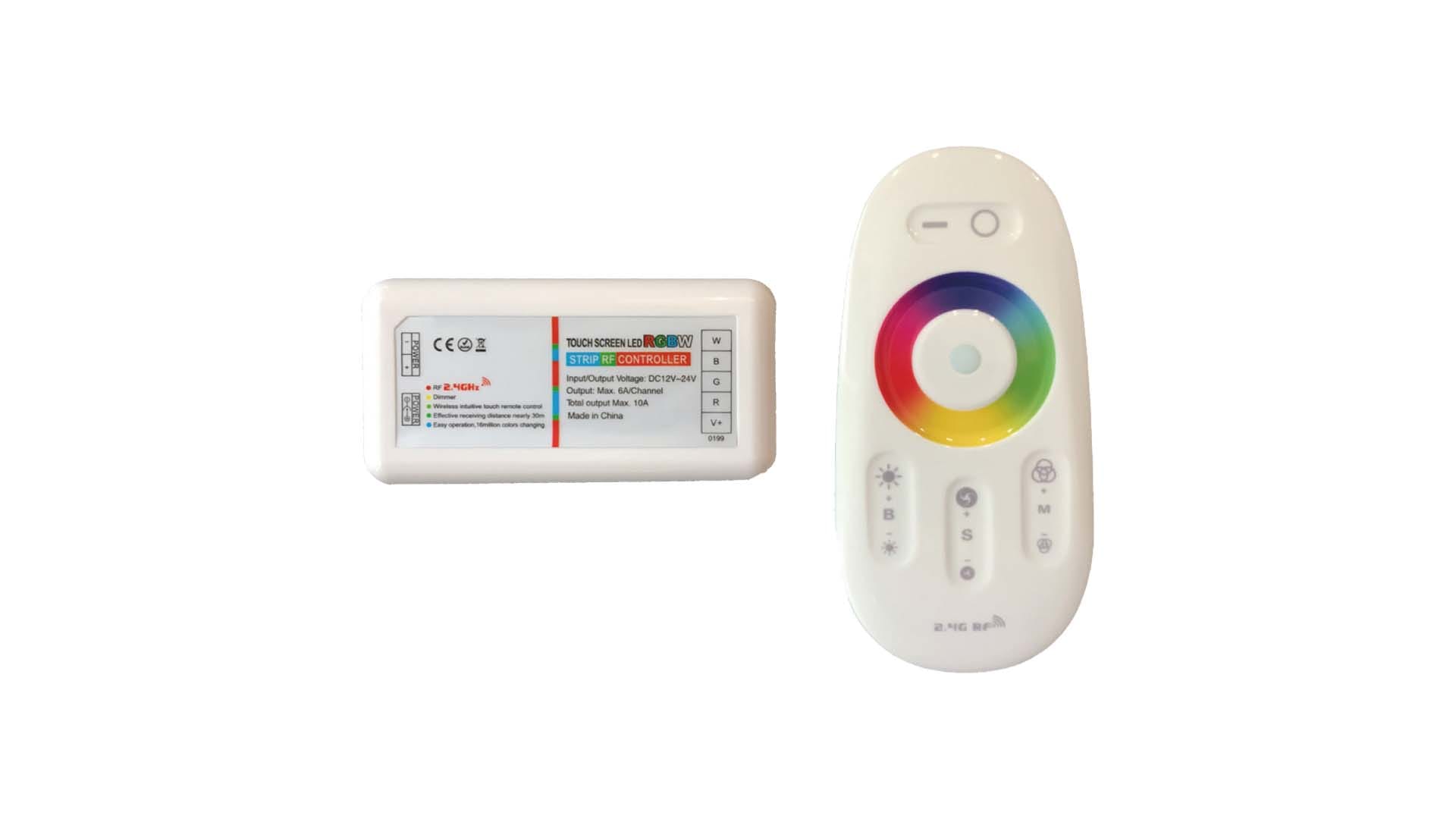 BRILUX SRL - BR1B60-HL004/FB RGB CONTROLLER CON TELECOMANDO 12-24VDC