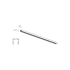 BRILUX SRL - BR1B600-TMC2505 MINI TRACK COPERTURA 2,5M NERO