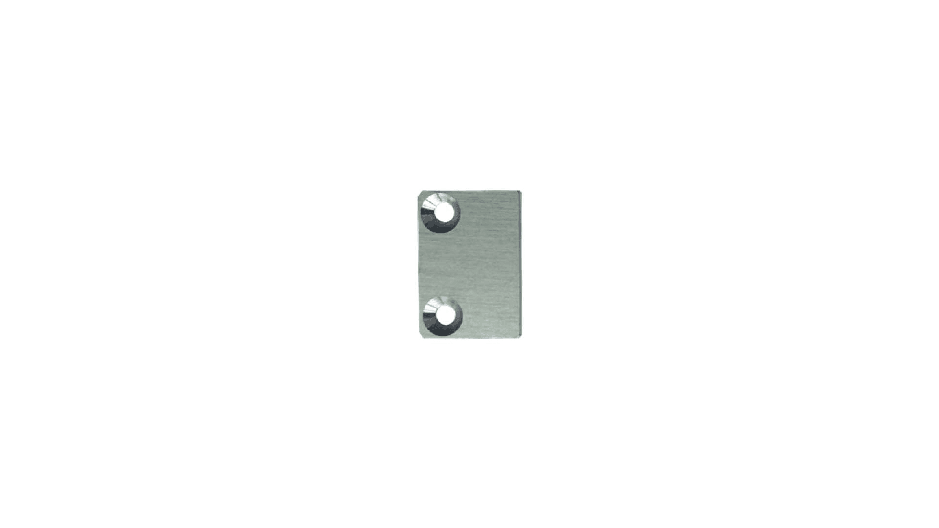 BRILUX GMBH SRL - BRIB930035U106 TAPPO U1 SENZA FORO, ANODIZZATO