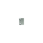 BRILUX GMBH SRL - BRIB930035U106 TAPPO U1 SENZA FORO, ANODIZZATO
