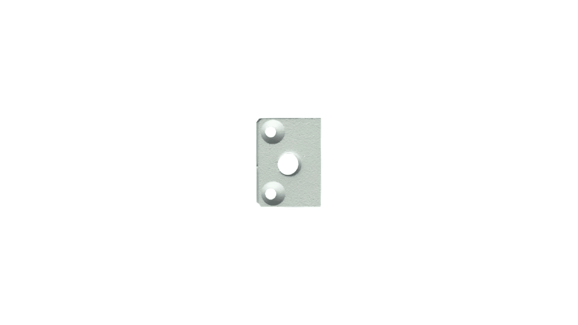 BRILUX GMBH SRL - BRIB930045U103 TAPPO U1 CON FORO, BIANCO