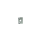 BRILUX GMBH SRL - BRIB930045U106 TAPPO U1 CON FORO, ANODIZZATO