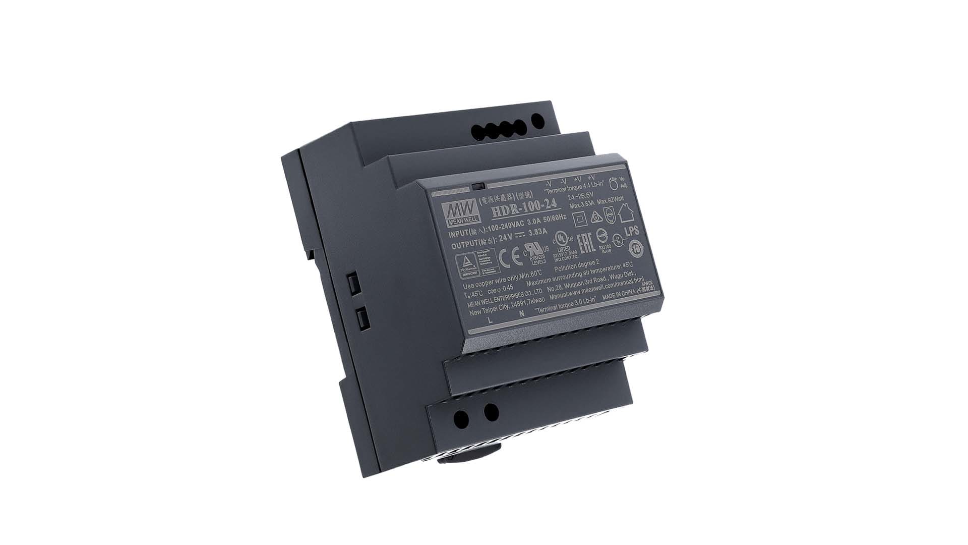 BRILUX GMBH SRL - BRIB95-HDR10024 ALIMENTATORE HDR 100-24 MW 92W 24VDC DIN