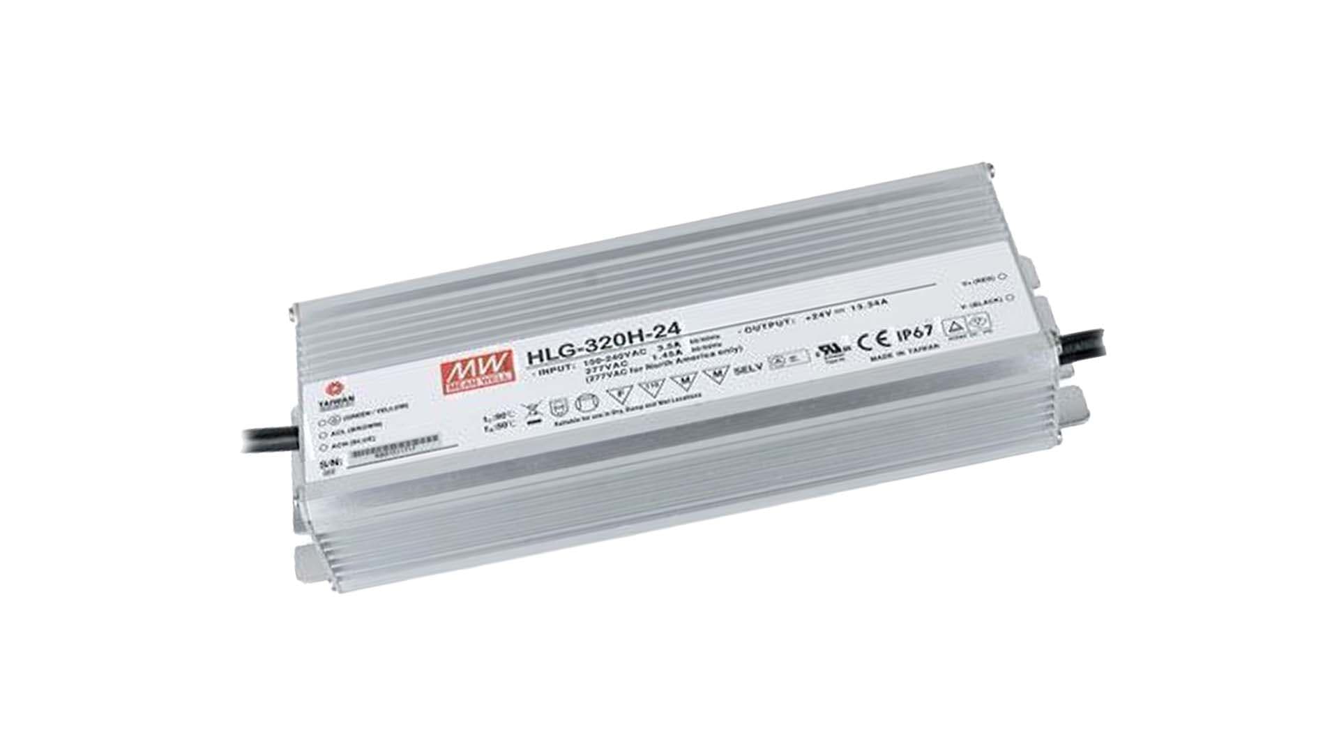 BRILUX SRL - BR1B95-HLG320H24 Alimentatore HLG320H-24 MW IP67 con PFC