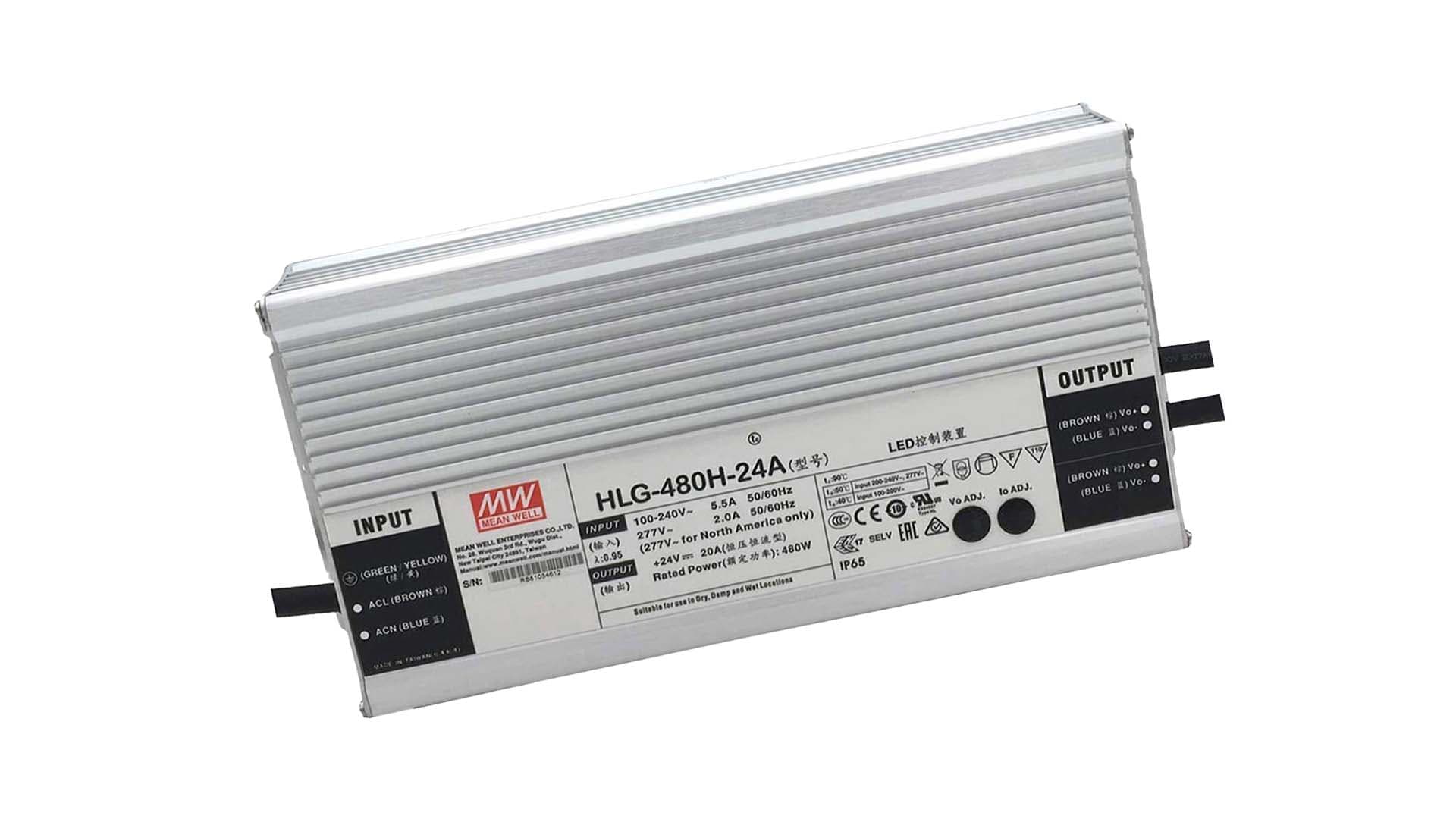 BRILUX GMBH SRL - BRIB95-HLG480H24 ALIMENTATORE HLG480H-24 MW IP67 CON PFC