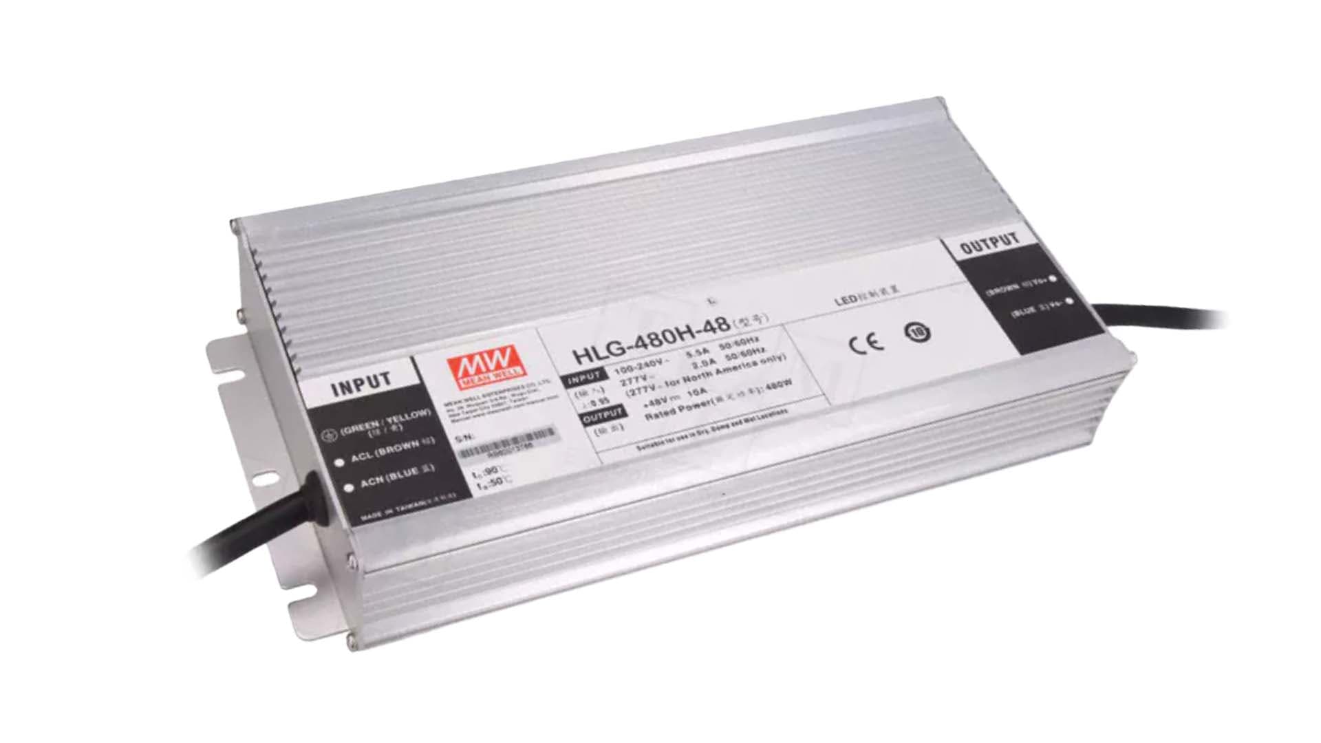 BRILUX SRL - BR1B95-HLG480H48 ALIMENTATORE HLG480H-48 MW IP67 CON PFC