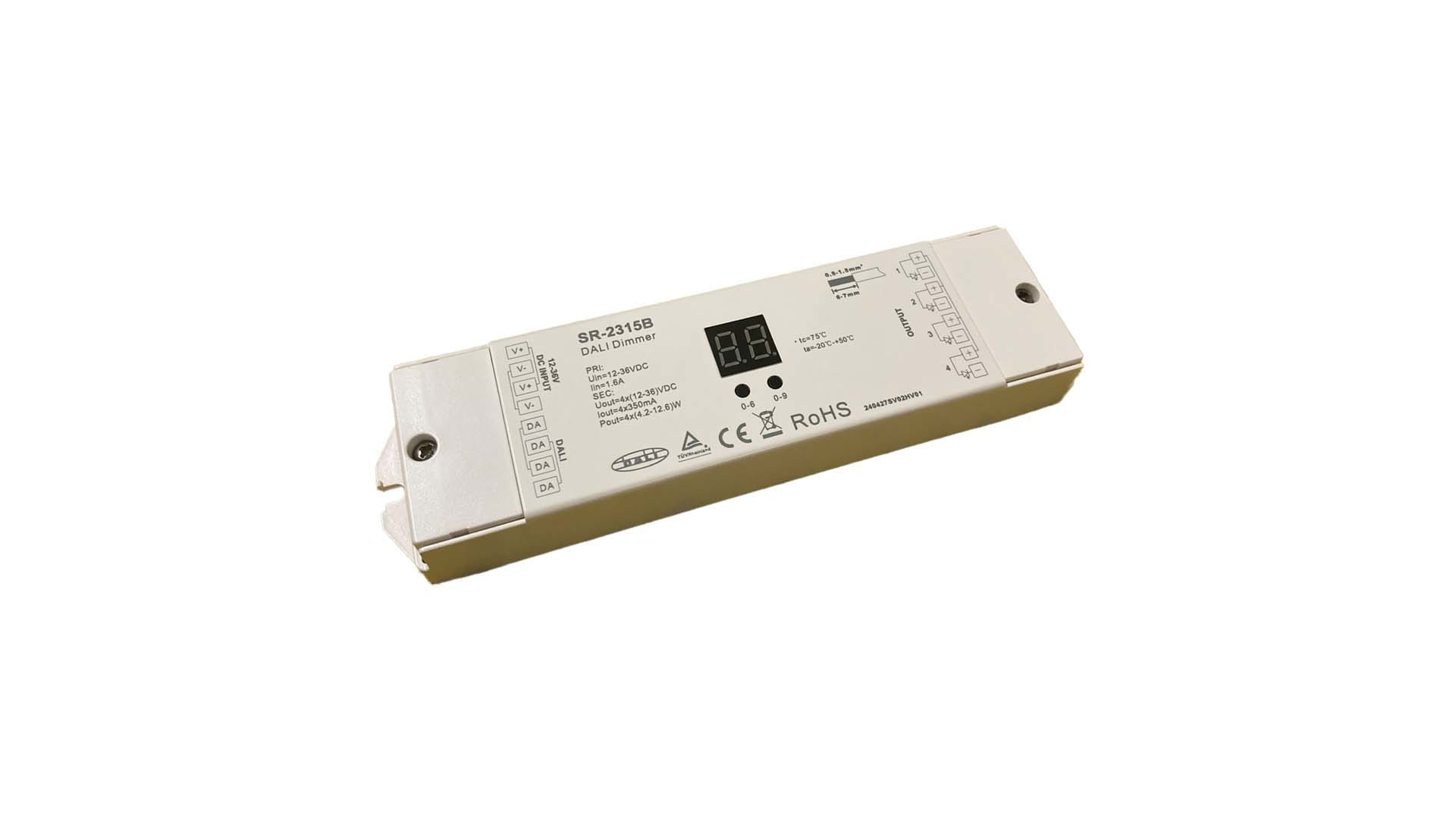 BRILUX GMBH SRL - BRIB96-SR2315B RGBW DALI DRIVER 12-36V 4X350MA