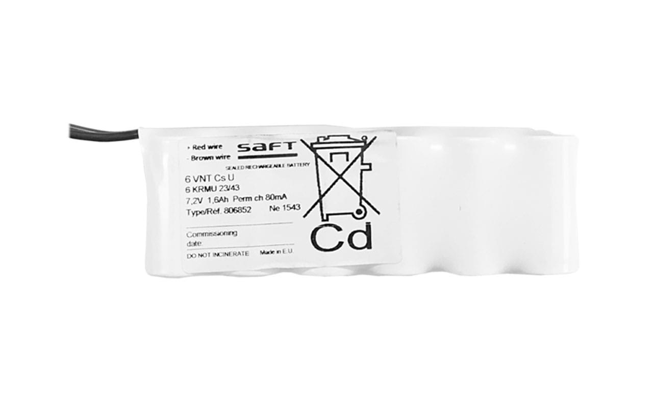 LEF LIGHTING SRL - LEFBAT7240P BATTERIA A PACCHETTO 7,2V 4AH