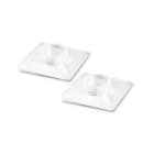 ETELEC ITALIA SPA - ETLBB19194 BASETTE ADESIVE BIANCHE 19X19 MM 100PZ