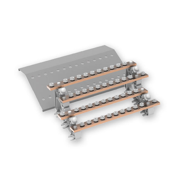 ARNOCANALI SPA - ARNBB40017 RIPARTITORE TETRAPOLARE 17FORI 400A