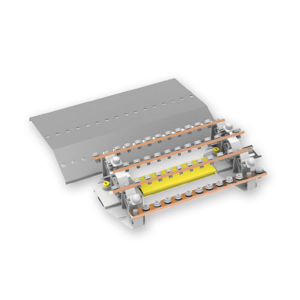 ARNOCANALI SPA - ARNBBD25017 RIPARTITORE TETRAPOLARE 17FORI 250A