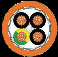 BREVETTI STEND. CAVO - BRC4210440LC SHILDED PUR LC CABLE 4G4,0 UL/CSA 1000V