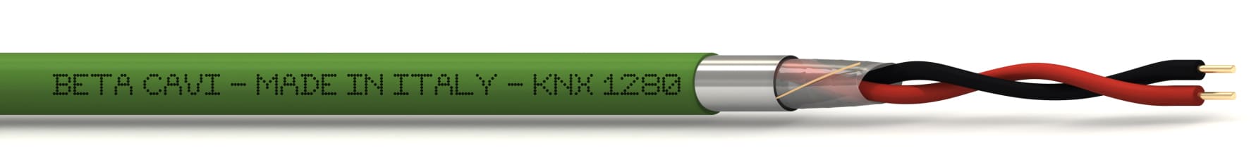 BETACAVI SRL - BTVKNX2280DGWR1000 DOMOTICA KNX 2X2X0,80 FCA LSZH+PE BOB.10