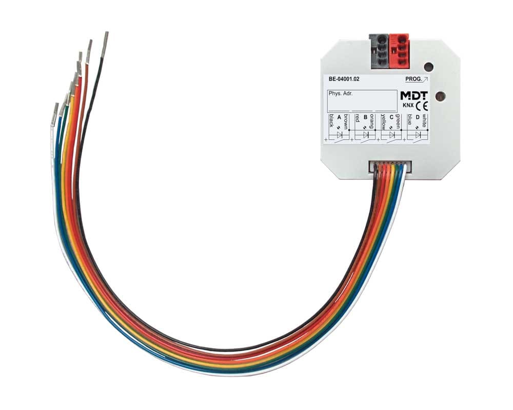 MDT ITALIA SRL - EYGBE-04001.02 Interfaccia Tasti KNX 4 canali