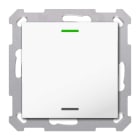 MDT ITALIA SRL - EYGBE-TAL5501.01 Tastiera KNX Light 55, 1 tasto, bianco lucido