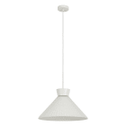 ROSSINI - RSSBEA002B SOSPENSIONE BIANCA/VETRO BIANCO SATINATO