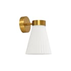 ROSSINI - RSSBEA003OR APPLIQUE ORO/VETRO BIANCO SATINATO PLISS