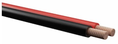 BERICA CAVI SPA - BECB90E02050B PIATTINA ROSSO-NERO 2X0.50 E