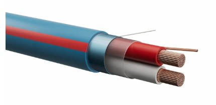 BERICA CAVI SPA - BECB3408022B ALLARME 2X0,50+8X0,22 - 36762 BLU